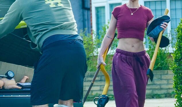 Chloe Madeley came to the rescue of her ex-husband James Haskell after he was involved in a car crash while out driving with their daughter Bodhi on Saturday