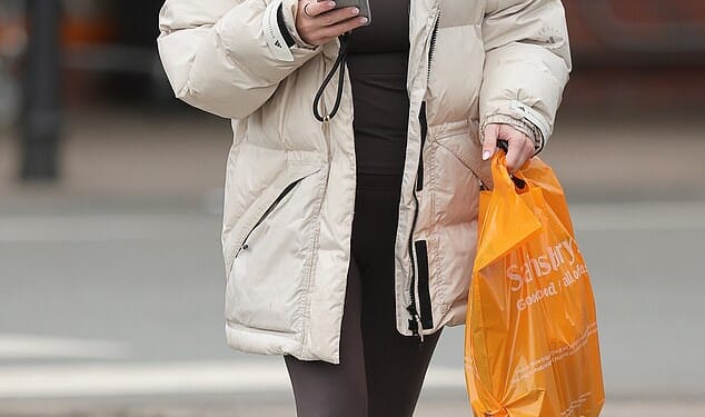 Coleen Rooney was seen without her wedding ring as she broke cover for the first time on Monday since her 'worse for wear' husband Wayne was seen partying with two mystery women