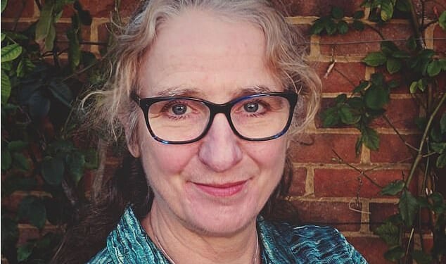 Expert gardener Liz Dobson (above) and her partner, both 60, have won a legal fight with their millionaire neighbours over an eight feet patch of lawn outside their £1.3million home