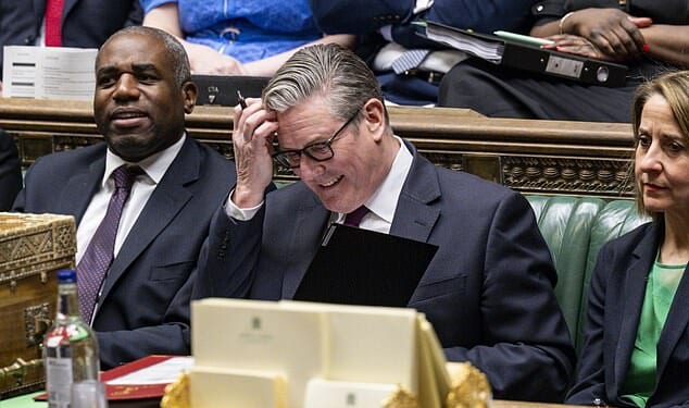 In one of the most bizarre PMQs sessions in British parliamentary history, Sir Keir Starmer didn’t try to dodge Kemi Badenoch ’s questions on the scandal, writes Dan Hodges