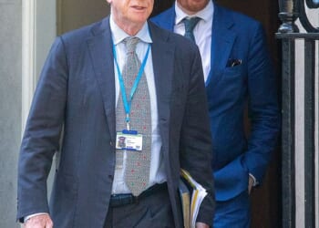 Keir Starmer's former chief of staff Morgan McSweeney (right),used a phone to communicate with Peter Mandelson (left) at the time of his appointment, which has allegedly been stolen