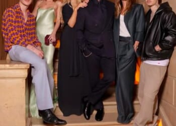 David Beckham shares emotional tribute to his 'incredible' wife Victoria after her Paris Fashion Week show - as their estranged son Brooklyn promotes his hot sauce brand