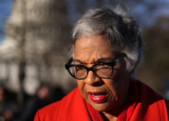 Rep. Joyce Beatty, an Ohio Democrat, seen in a January photo, accused the Trump administration of excluding her.