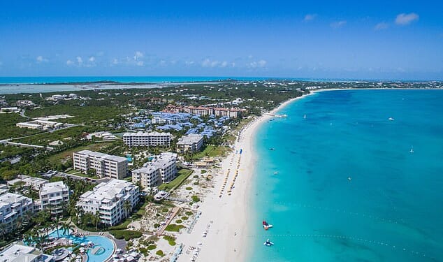 The Turks and Caicos Islands has seen the biggest boost in interest since the Iran war started