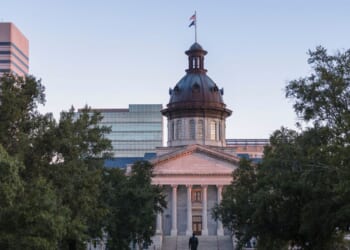 The South Carolina State House in Columbia, South Carolina.