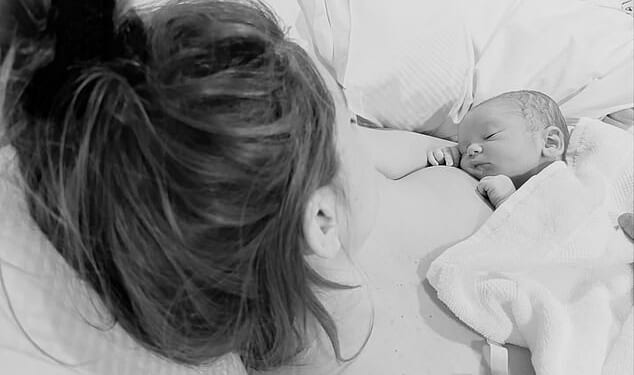 Dianne Buswell has welcomed her first child with her boyfriend Joe Sugg, as she paid tribute to her father Mark with the newborn's name