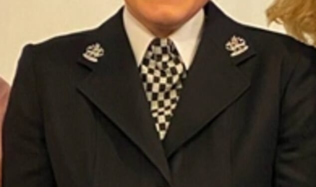 PC Zoe Williams received a commendation for giving life-saving resuscitation to a toddler (pictured with Elliott's parents Mike and Fran Jackson)