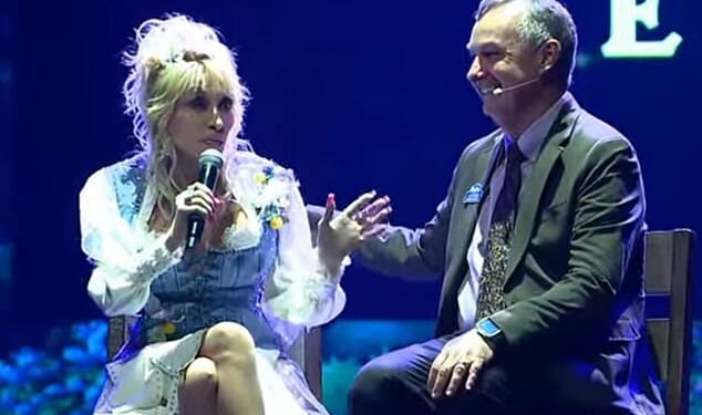 Dolly Parton, 80, made her first public appearance in months as she stepped onto the stage during Dollywood's 41st season opening day celebration on Friday