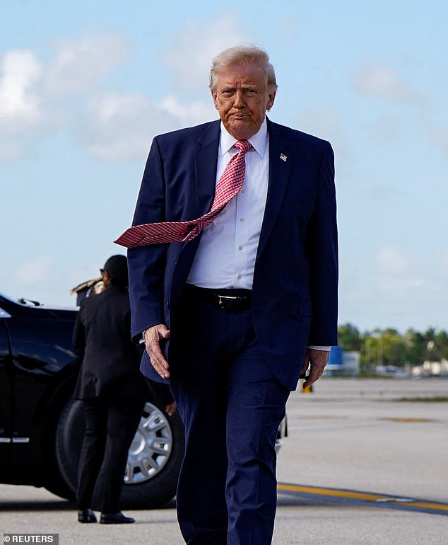 President Donald Trump was admittedly at a loss for words over Tiger Woods' rollover crash