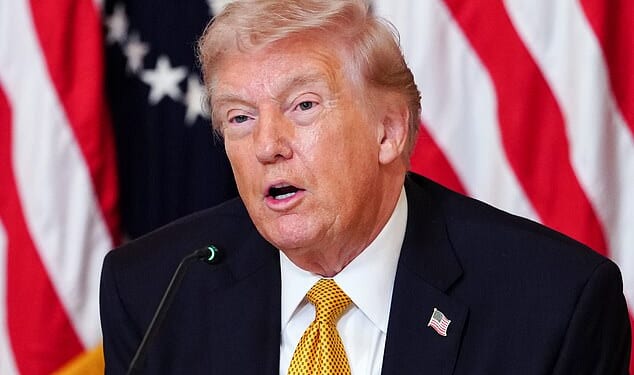 In his latest broadside at Keir Starmer the US president said Britain 'should be involved enthusiastically' with helping reopen the Straits of Hormuz to oil tankers.