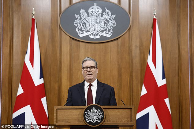 Giving a press conference in Downing Street, the PM insisted he wanted to see 'an end to this war as quickly as possible'