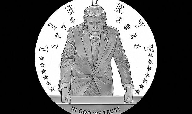 The federal arts panel has commissioned a coin of US President Donald Trump to mark the nation's 250th year of independence from Britain