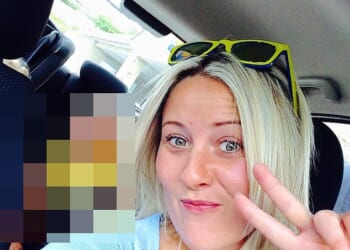 Former shopworker Joanne Penney, 40, was frying bacon and eggs as she innocently answered a knock at the door and was shot