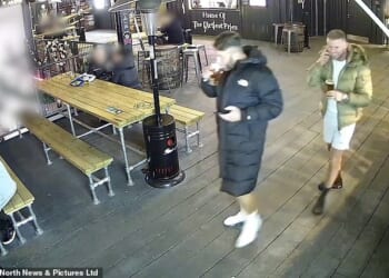 The pair pictured drinking heavily before the deadly crash