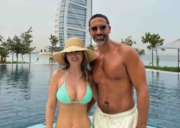 Rio Ferdinand and his wife Kate returned to the UK this month after moving to the Dubai last summer. They returned in time for Mother's Day and so Rio could record a podcast