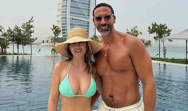 Rio Ferdinand and his wife Kate returned to the UK this month after moving to the Dubai last summer. They returned in time for Mother's Day and so Rio could record a podcast