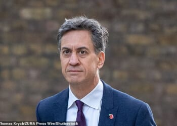 Ed Miliband has been accused of sabotaging Chancellor Rachel Reeves' bid to boost AI investment by highlighting the huge power demands of the data centres required to drive the technology