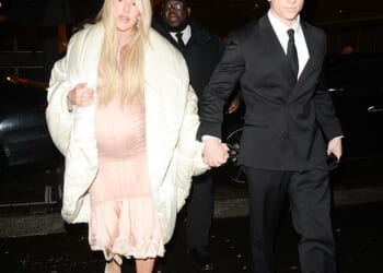 Ellie Goulding has revealed her newborn daughter’s sweet name in a formal birth announcement in The Times on Wednesday (pictured with partner Beau Minniear in February)