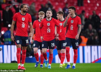 England's understudies produced a dirge of a performance in their penultimate friendly before flying Stateside