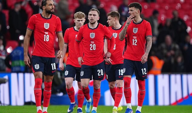 England's understudies produced a dirge of a performance in their penultimate friendly before flying Stateside