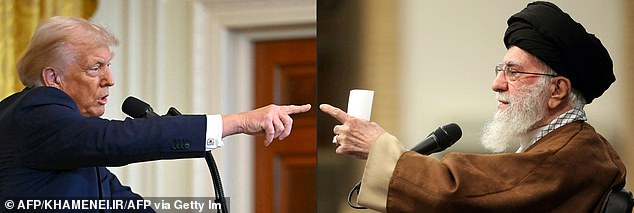 It was the CIA that tracked Supreme Leader Ali Khamenei (R), and it was Trump who pulled the trigger on the joint attack