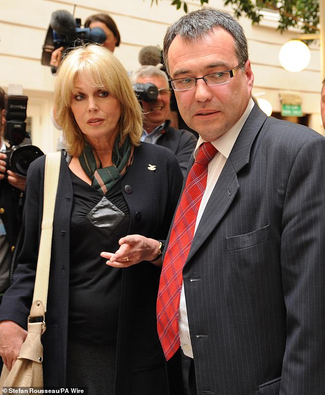 When serving as Immigration Minister in 2009, Mr Woolas (right) was famously confronted by Joanna Lumley (left) on television over plans by the Brown government to restrict the rights of retired Gurkhas to settle in the UK