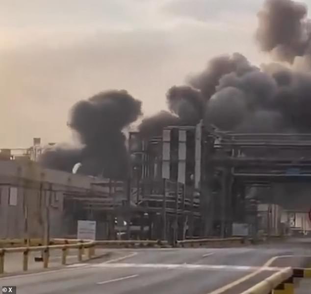 Saudi Arabia's Ras Tanura refinery, the company's largest domestic facility, has been a repeated target for Iran