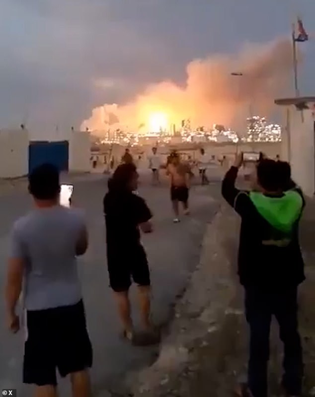 Explosions rock a Bahrain oil facility as Iranian missiles target energy infrastructure last week