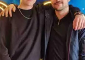 Gabrielle Barbus (left) is pictured with his older brother Antonio (right) who paid tribute to him following his death from suicide