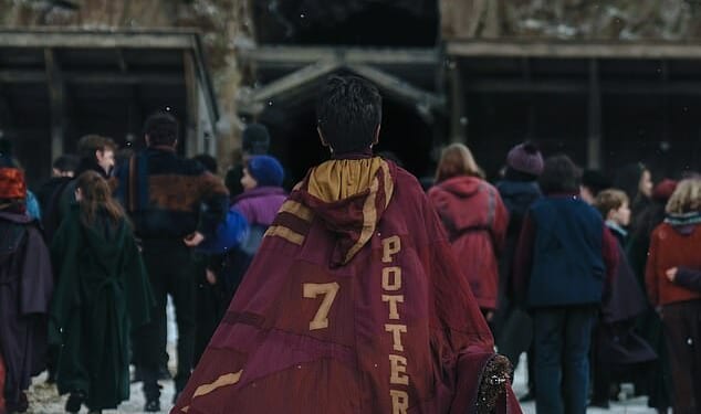 The upcoming Harry Potter TV series released its first official picture – teasing the boy wizard gearing up for Quidditch