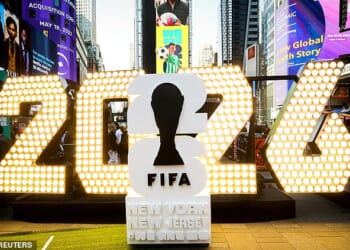 Fanfare...but could football fans heading to the Big Apple find their stay in doubt? The threat of a hotel workers strike - and an ongoing ban on Airbnbs in the city means accommodation could be hard to come by when the tournament kicks off in June