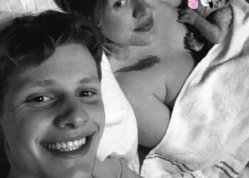 Freddy Brazier and his girlfriend Holly Swinburn have welcomed their first child together