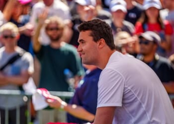 Charlie Kirk speaks at Utah Valley University on Sept. 10, 2025, in Orem, Utah.