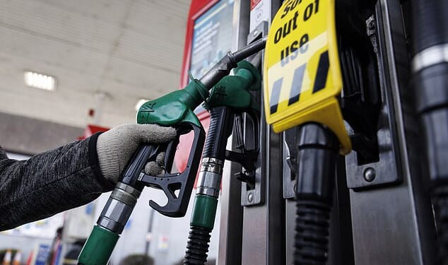 Pump prices have already been soaring (file picture), while there is alarm that the energy price cap could rise dramatically when it changes again in July