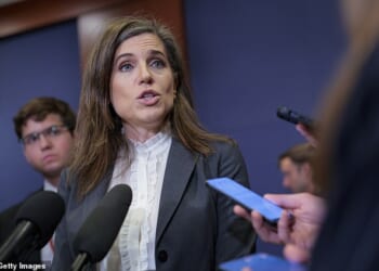 Congresswoman Nancy Mace told reporters she was 'misled' about the war after she exited the meeting on Wednesday