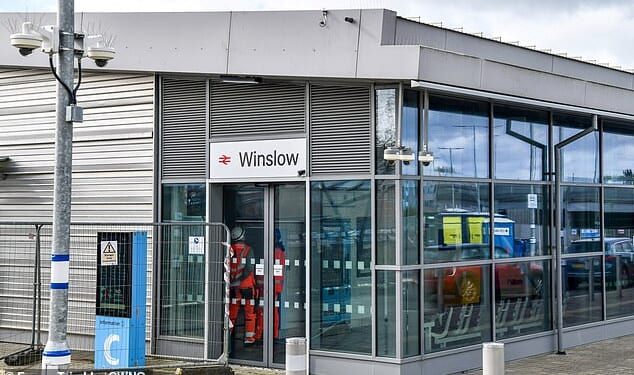 Winslow Train Station in Buckinghamshire (pictured) was finished in October 2024 but has yet to welcome passengers