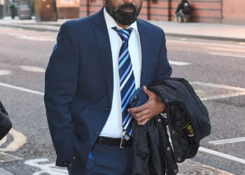 Dr Suhail Anjum was caught in a 'compromising position' with the nurse by a colleague at Tameside Hospital in Greater Manchester