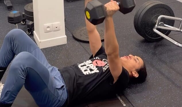 Imane Khelif has starred in a determined new workout video just hours after Olympic chiefs cracked down on transgender and DSD athletes