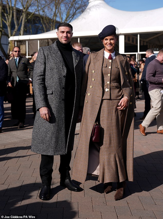 Also in attendance on the day were Tommy Fury who posed for a photo with fashion designer Jade Holland Cooper