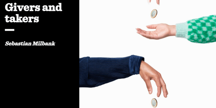 Givers and takers | Sebastian Milbank