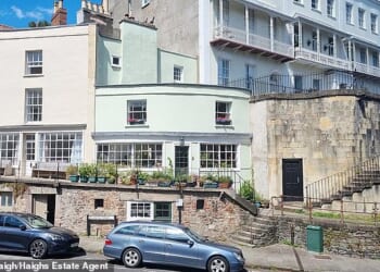The building, that served as a tea shop for several decades, was built in 1790 in Bristol's Clifton village