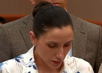 Richins silently gasped and bowed her head as soon as Judge Richard Mrazik read out the first count, finding her guilty of the murder of the father of her three children