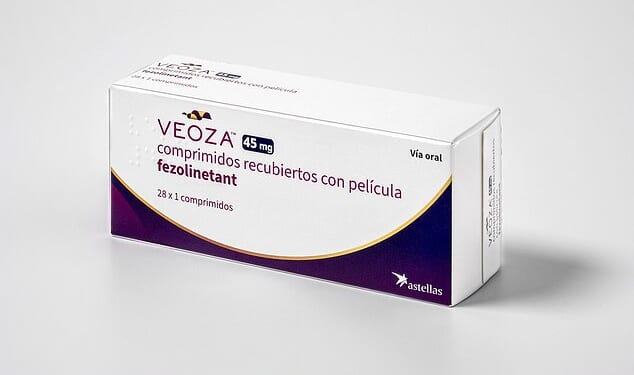 The drug, fezolinetant - also known as Veoza - is a daily non-hormonal tablet designed to target the brain signals that trigger some of the most disruptive menopause symptoms