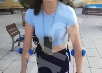 Noelia Castillo Ramos, 25, was seen in newly release footage being encouraged to walk again by her father after she became paraplegic following a suicide attempt