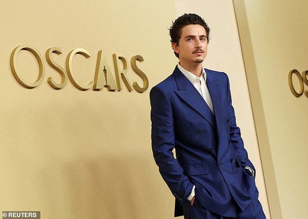 Timothée Chalamet (pictured) Emma Stone and Leonardo DiCaprio will all take home everything from luxury holidays and liposuction to cannabis products and a custom prenup