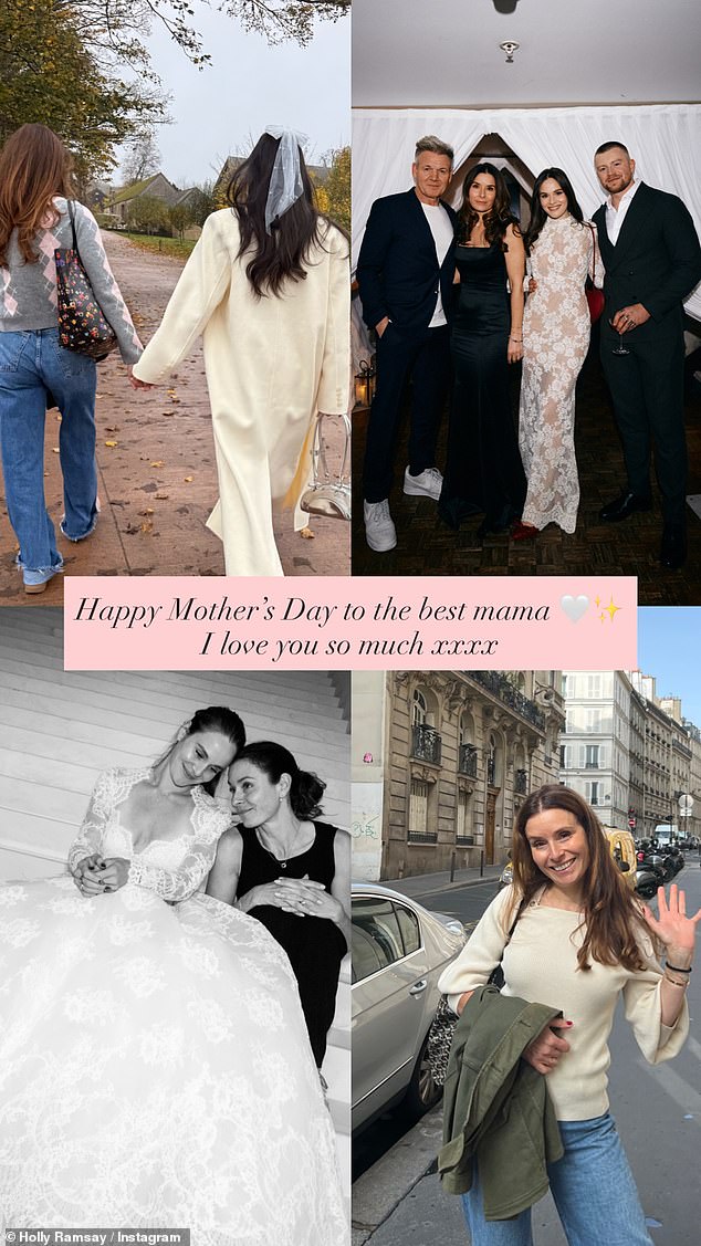 Hours earlier, Holly shared a heartwarming tribute to her mum Tana for Mother's Day, while Adam pointedly remained silent about his own mother