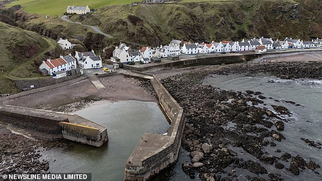 The village of Pennan in Aberdeenshire