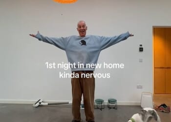 Michael Barrymore moved into the bungalow in a town in the fashionable south of the county two weeks ago