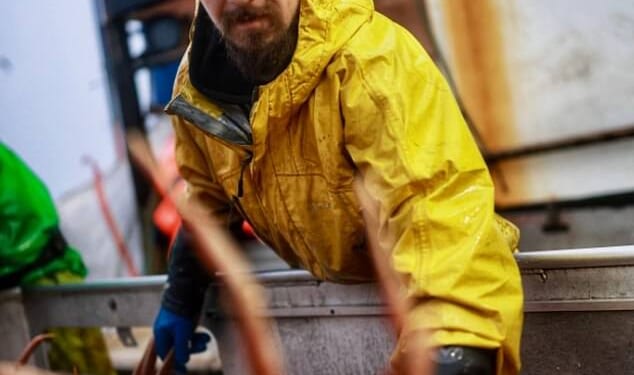 Harrowing details have emerged from the Deadliest Catch tragedy that saw star Todd Meadows (pictured) lose his life in the sub-zero waters of the Bering Sea on February 25