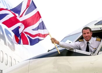 Hollywood star John Travolta flew his vintage Boeing 707 to 10 countries in 2002 in a campaign to rebuild confidence in airline travel following 9/11